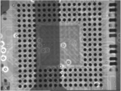 CPU 焊点的X－ray典型照片