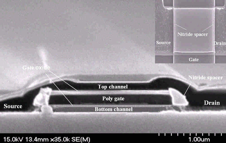 液晶显示器的器件构造（扫描电镜SEM）