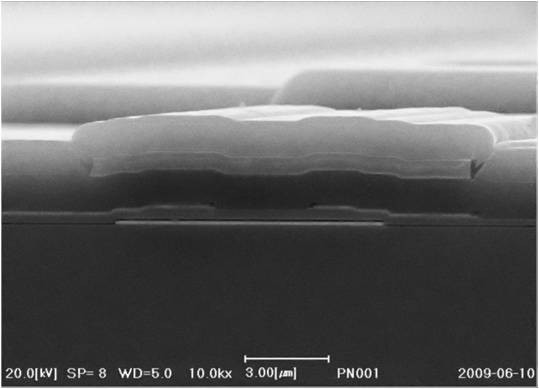 液晶显示器的器件构造（扫描电镜SEM）