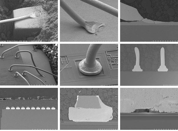集成电路的封装和焊接（扫描电镜SEM）