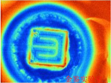 LED芯片红外热像热分布