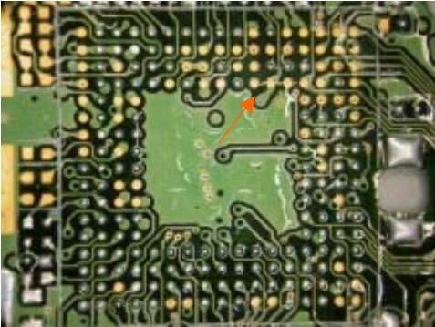 PCB 焊盘可焊性试验的典型照片