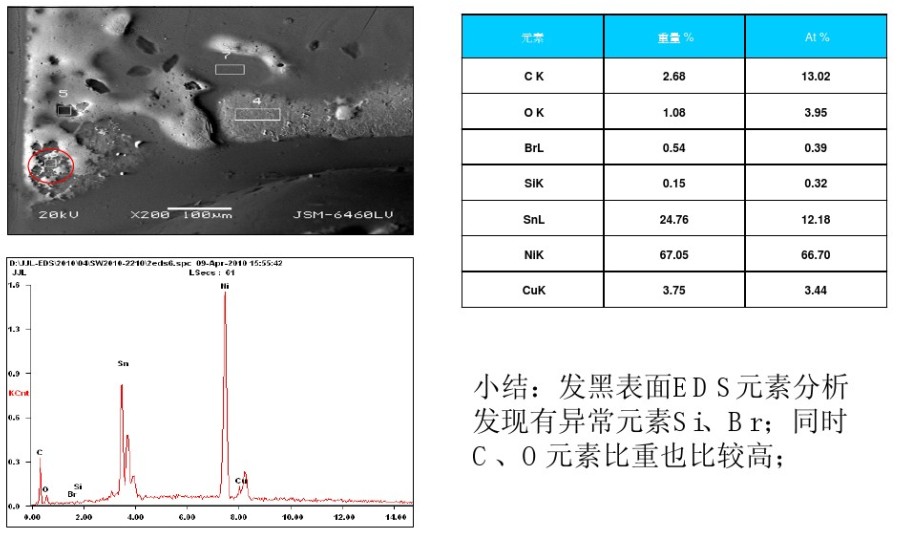 SEM/EDS分析