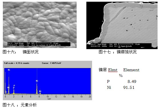 镍缸Cl-离子为5ppm的SEM（扫描电镜SEM）